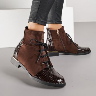 Botki casual Renee ze sklepu: renee.pl w kategorii: Botki - zdjęcie 6BEED23A-9DF-769_398345
