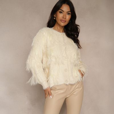Sweter damski casualowy Renee ze sklepu: renee.pl w kategorii: Swetry damskie - zdjęcie 6BEED23A-9DF-769_401286