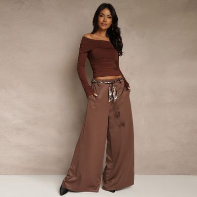 Spodnie damskie w stylu retro Renee ze sklepu: renee.pl w kategorii: Spodnie damskie - zdjęcie 6BEED23A-9DF-769_401753