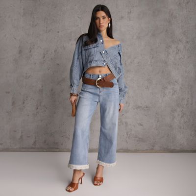 Jeansy damskie na lato Renee ze sklepu: renee.pl w kategorii: Jeansy damskie - zdjęcie 6BEED23A-9DF-769_404236