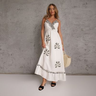 Sukienka na lato boho Renee ze sklepu: renee.pl w kategorii: Sukienki - zdjęcie 6BEED23A-9DF-769_407443