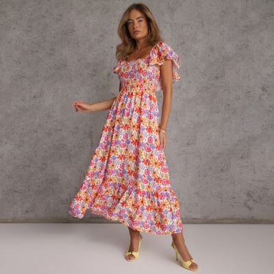 Sukienka w stylu boho Renee ze sklepu: renee.pl w kategorii: Sukienki - zdjęcie 6BEED23A-9DF-769_408480