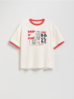 T-shirt chłopięce młodzieżowy Reserved ze sklepu: Reserved w kategorii: T-shirty chłopięce - zdjęcie 74CCA4C-3C1-6972_004FH