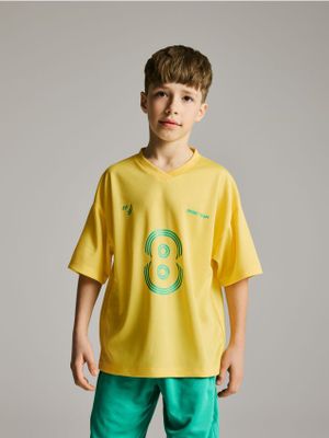 T-shirt chłopięce młodzieżowy Reserved ze sklepu: Reserved w kategorii: T-shirty chłopięce - zdjęcie 74CCA4C-3C1-6972_011IT