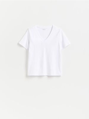 Bluzka damska wiosenna Reserved ze sklepu: Reserved w kategorii: Bluzki damskie - zdjęcie 74CCA4C-3C1-6972_017KF