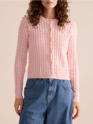 Sweter damski z haftem Reserved ze sklepu: Reserved w kategorii: Swetry damskie - zdjęcie 74CCA4C-3C1-6972_021JI