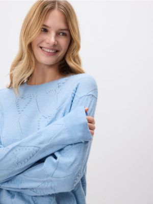 Sweter damski zimowy Reserved ze sklepu: Reserved w kategorii: Swetry damskie - zdjęcie 74CCA4C-3C1-6972_064JJ