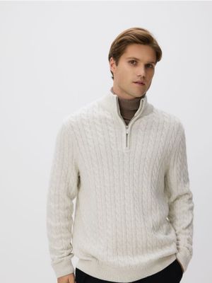 Sweter męski na jesień Reserved ze sklepu: Reserved w kategorii: Swetry męskie - zdjęcie 74CCA4C-3C1-6972_080FR