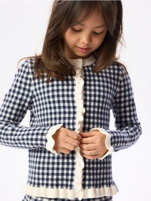 Sweter dziewczęcy jesienny Reserved ze sklepu: Reserved w kategorii: Swetry dziewczęce - zdjęcie 74CCA4C-3C1-6972_095KH