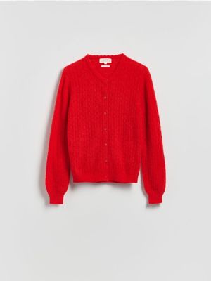 Sweter damski casual bez wzorów Reserved ze sklepu: Reserved w kategorii: Swetry damskie - zdjęcie 74CCA4C-3C1-6972_113IT