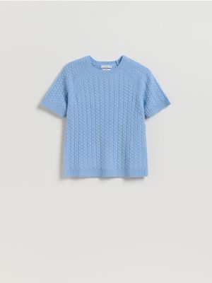 Sweter damski casualowy Reserved ze sklepu: Reserved w kategorii: Swetry damskie - zdjęcie 74CCA4C-3C1-6972_129GS