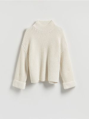 Sweter damski zimowy Reserved ze sklepu: Reserved w kategorii: Swetry damskie - zdjęcie 74CCA4C-3C1-6972_153GS