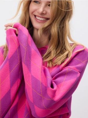 Reserved - Sweter damski casual ze sklepu: Reserved w kategorii: Swetry damskie - zdjęcie 74CCA4C-3C1-6972_209JJ
