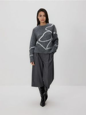 Sweter damski jesienny Reserved ze sklepu: Reserved w kategorii: Swetry damskie - zdjęcie 74CCA4C-3C1-6972_255GV