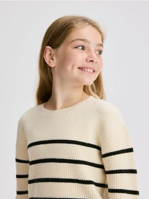 Sweter dziewczęcy jesienny Reserved ze sklepu: Reserved w kategorii: Swetry dziewczęce - zdjęcie 74CCA4C-3C1-6972_270DB