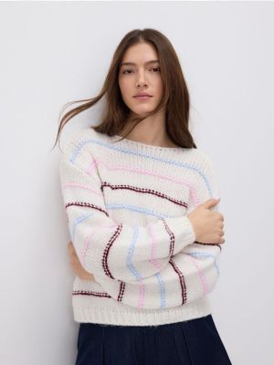 Sweter damski Reserved ze sklepu: Reserved w kategorii: Swetry damskie - zdjęcie 74CCA4C-3C1-6972_378IT