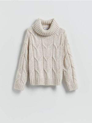 Sweter damski na zimę Reserved ze sklepu: Reserved w kategorii: Swetry damskie - zdjęcie 74CCA4C-3C1-6972_399HI