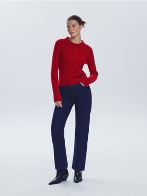 Sweter damski zimowy Reserved ze sklepu: Reserved w kategorii: Swetry damskie - zdjęcie 74CCA4C-3C1-6972_439GP