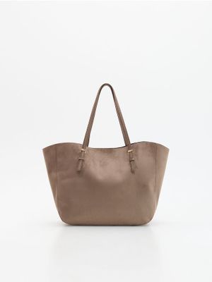 Shopper bag sportowa Reserved ze sklepu: Reserved w kategorii: Torby Shopper bag - zdjęcie 74CCA4C-3C1-6972_4706Y