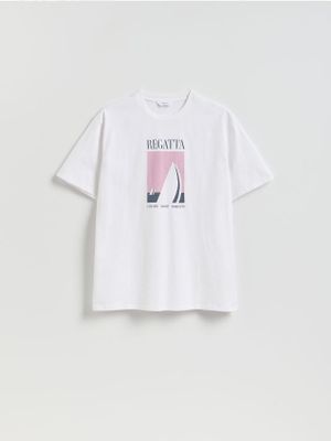 Reserved - T-shirt męski ze sklepu: Reserved w kategorii: T-shirty męskie - zdjęcie 74CCA4C-3C1-6972_471IW