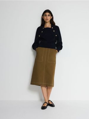 Sweter damski casualowy Reserved ze sklepu: Reserved w kategorii: Swetry damskie - zdjęcie 74CCA4C-3C1-6972_472EN