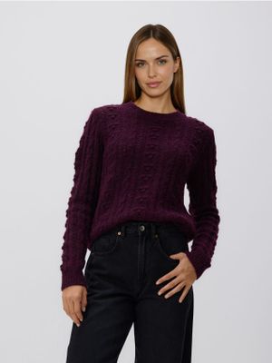 Reserved - Sweter damski casualowy ze sklepu: Reserved w kategorii: Swetry damskie - zdjęcie 74CCA4C-3C1-6972_473HI