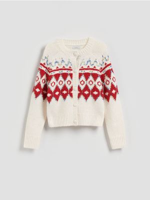 Sweter damski klasyczny Reserved ze sklepu: Reserved w kategorii: Swetry damskie - zdjęcie 74CCA4C-3C1-6972_539HH