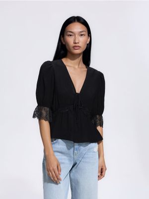 Bluzka damska w stylu boho Reserved ze sklepu: Reserved w kategorii: Bluzki damskie - zdjęcie 74CCA4C-3C1-6972_548KS