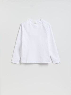T-shirt męski elegancki Reserved ze sklepu: Reserved w kategorii: T-shirty męskie - zdjęcie 74CCA4C-3C1-6972_555IO