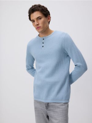 Sweter męski wiosenny Reserved ze sklepu: Reserved w kategorii: Swetry męskie - zdjęcie 74CCA4C-3C1-6972_653HD