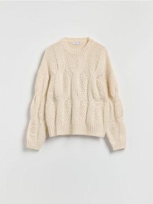 Reserved - Sweter damski jesienny ze sklepu: Reserved w kategorii: Swetry damskie - zdjęcie 74CCA4C-3C1-6972_657HO