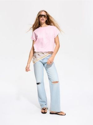 Bluzka damska casual na wiosnę Reserved ze sklepu: Reserved w kategorii: Bluzki damskie - zdjęcie 74CCA4C-3C1-6972_670LD