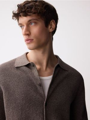 Sweter męski na jesień Reserved ze sklepu: Reserved w kategorii: Swetry męskie - zdjęcie 74CCA4C-3C1-6972_713HT
