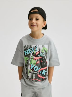 T-shirt chłopięce wiosenny Reserved ze sklepu: Reserved w kategorii: T-shirty chłopięce - zdjęcie 74CCA4C-3C1-6972_729HN