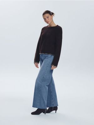 Sweter damski casual Reserved ze sklepu: Reserved w kategorii: Swetry damskie - zdjęcie 74CCA4C-3C1-6972_730II