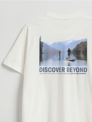 Reserved - T-shirt męski na wiosnę ze sklepu: Reserved w kategorii: T-shirty męskie - zdjęcie 74CCA4C-3C1-6972_749JM