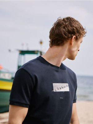 T-shirt męski Reserved ze sklepu: Reserved w kategorii: T-shirty męskie - zdjęcie 74CCA4C-3C1-6972_757JM