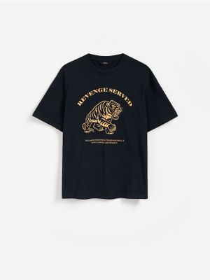 T-shirt męski letni Reserved ze sklepu: Reserved w kategorii: T-shirty męskie - zdjęcie 74CCA4C-3C1-6972_763JM