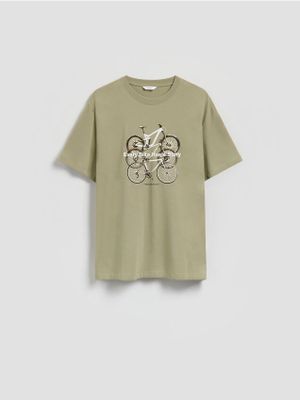 Reserved - T-shirt męski na wiosnę ze sklepu: Reserved w kategorii: T-shirty męskie - zdjęcie 74CCA4C-3C1-6972_765JM