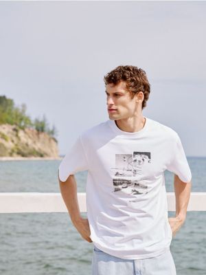 Reserved - T-shirt męski ze sklepu: Reserved w kategorii: T-shirty męskie - zdjęcie 74CCA4C-3C1-6972_772JM