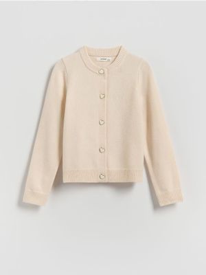 Sweter dziewczęcy wiosenny Reserved ze sklepu: Reserved w kategorii: Swetry dziewczęce - zdjęcie 74CCA4C-3C1-6972_788IE
