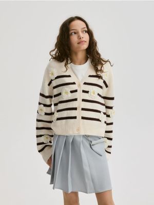 Sweter dziewczęcy na wiosnę Reserved ze sklepu: Reserved w kategorii: Swetry dziewczęce - zdjęcie 74CCA4C-3C1-6972_800IE