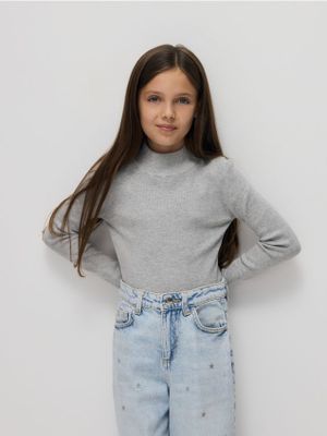 Sweter dziewczęcy na wiosnę Reserved ze sklepu: Reserved w kategorii: Swetry dziewczęce - zdjęcie 74CCA4C-3C1-6972_804FH