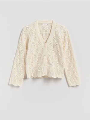 Sweter dziewczęcy wiosenny Reserved ze sklepu: Reserved w kategorii: Swetry dziewczęce - zdjęcie 74CCA4C-3C1-6972_804IE