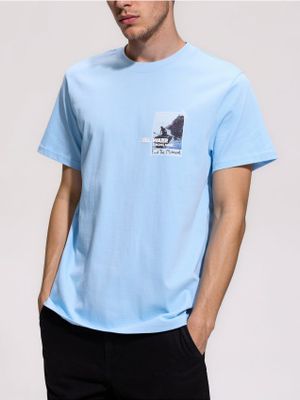T-shirt męski na lato Reserved ze sklepu: Reserved w kategorii: T-shirty męskie - zdjęcie 74CCA4C-3C1-6972_807JM