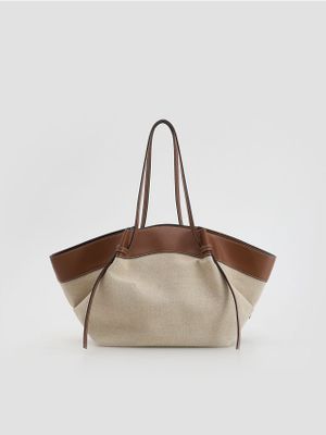 Shopper bag w sportowym stylu Reserved ze sklepu: Reserved w kategorii: Torby Shopper bag - zdjęcie 74CCA4C-3C1-6972_808FC