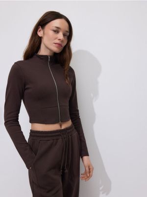 Bluza damska bez wzorów Reserved ze sklepu: Reserved w kategorii: Bluzy damskie - zdjęcie 74CCA4C-3C1-6972_811HS