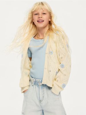 Sweter dziewczęcy casual Reserved ze sklepu: Reserved w kategorii: Swetry dziewczęce - zdjęcie 74CCA4C-3C1-6972_814IE