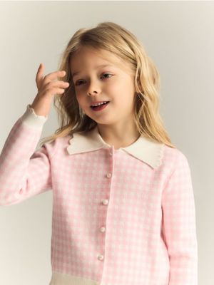 Sweter dziewczęcy na wiosnę casual Reserved ze sklepu: Reserved w kategorii: Swetry dziewczęce - zdjęcie 74CCA4C-3C1-6972_833IE
