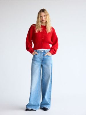 Sweter damski jesienny Reserved ze sklepu: Reserved w kategorii: Swetry damskie - zdjęcie 74CCA4C-3C1-6972_840KN